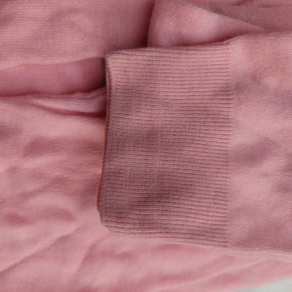 Vintage 1940s-1950s Light Pink Long Sleeve Knit Crewneck Sweater - Picture 12 of 12